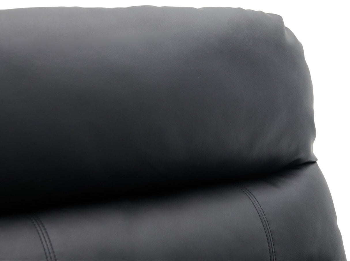 Colin Faux Leather 3 Seater Reclining Corner Sofa with Left Hand Chaise - TGC