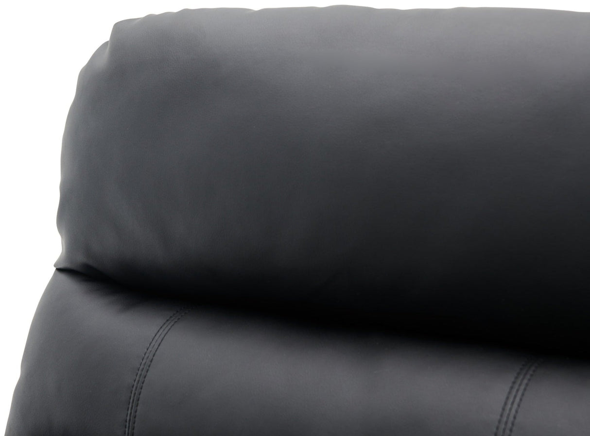 Colin Faux Leather 3 Seater Reclining Corner Sofa with Right Hand Chaise - TGC