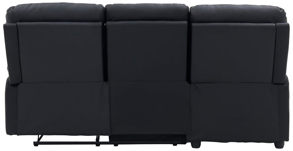 Colin Faux Leather 3 Seater Reclining Corner Sofa with Right Hand Chaise - TGC