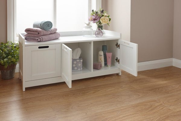 Colonial 3 Door Storage Bench - GFW