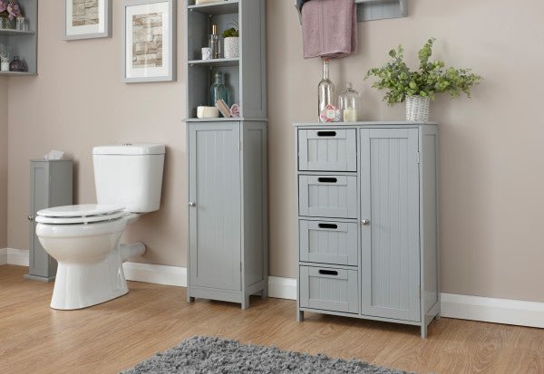 Colonial Bathroom Unit (4 Drawer and 1 Door) - GFW
