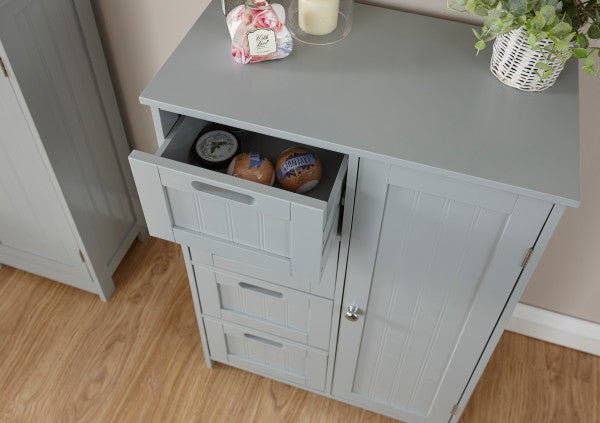 Colonial Bathroom Unit (4 Drawer and 1 Door) - GFW