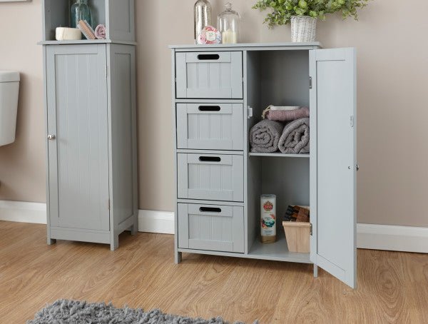 Colonial Bathroom Unit (4 Drawer and 1 Door) - GFW