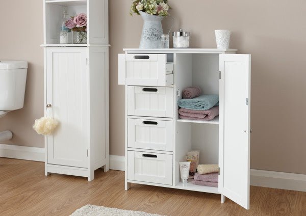 Colonial Bathroom Unit (4 Drawer and 1 Door) - GFW
