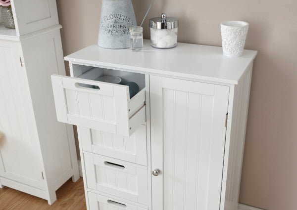 Colonial Bathroom Unit (4 Drawer and 1 Door) - GFW