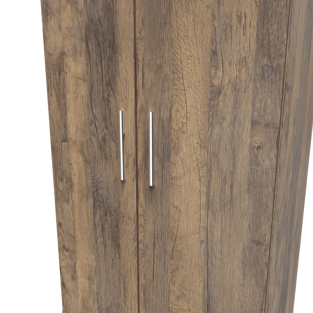 Contrast 2 Door 2 Drawer Wardrobe - Welcome Furniture