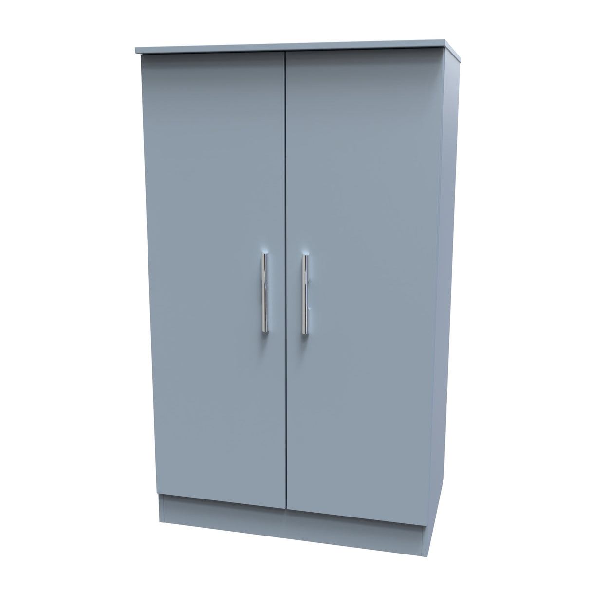 Contrast 2 Door Midi Wardrobe - Welcome Furniture