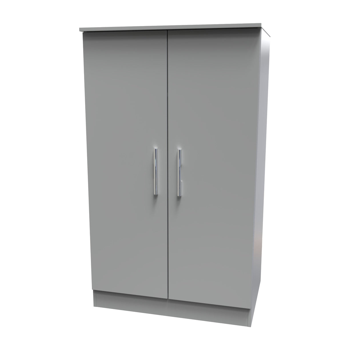 Contrast 2 Door Midi Wardrobe - Welcome Furniture