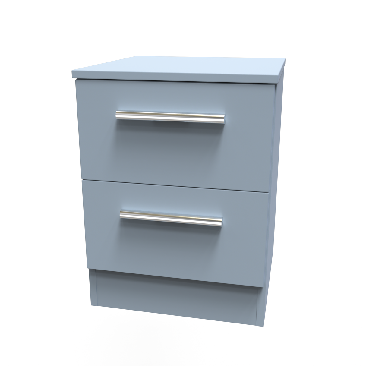 Contrast 2 Drawer Bedside Cabinet - Welcome Furniture