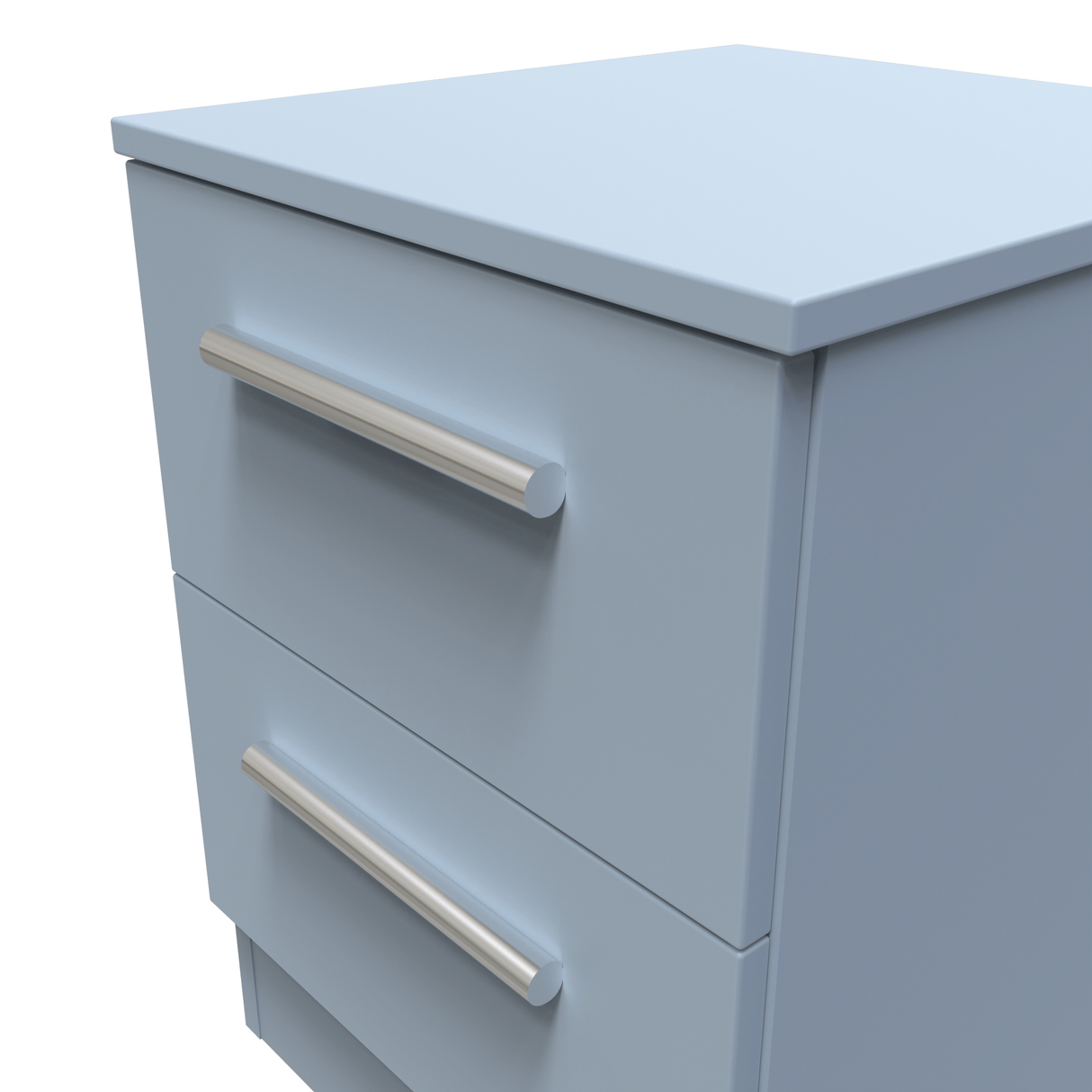 Contrast 2 Drawer Bedside Cabinet - Welcome Furniture