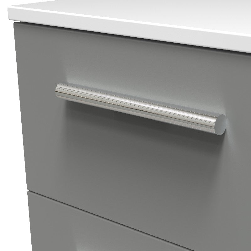 Contrast 2 Drawer Bedside Cabinet - Welcome Furniture