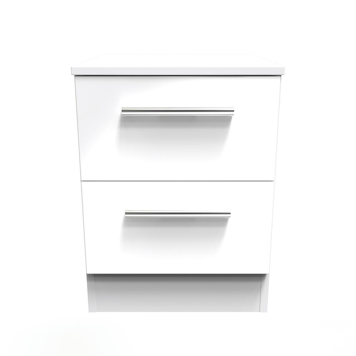Contrast 2 Drawer Bedside Cabinet - Welcome Furniture