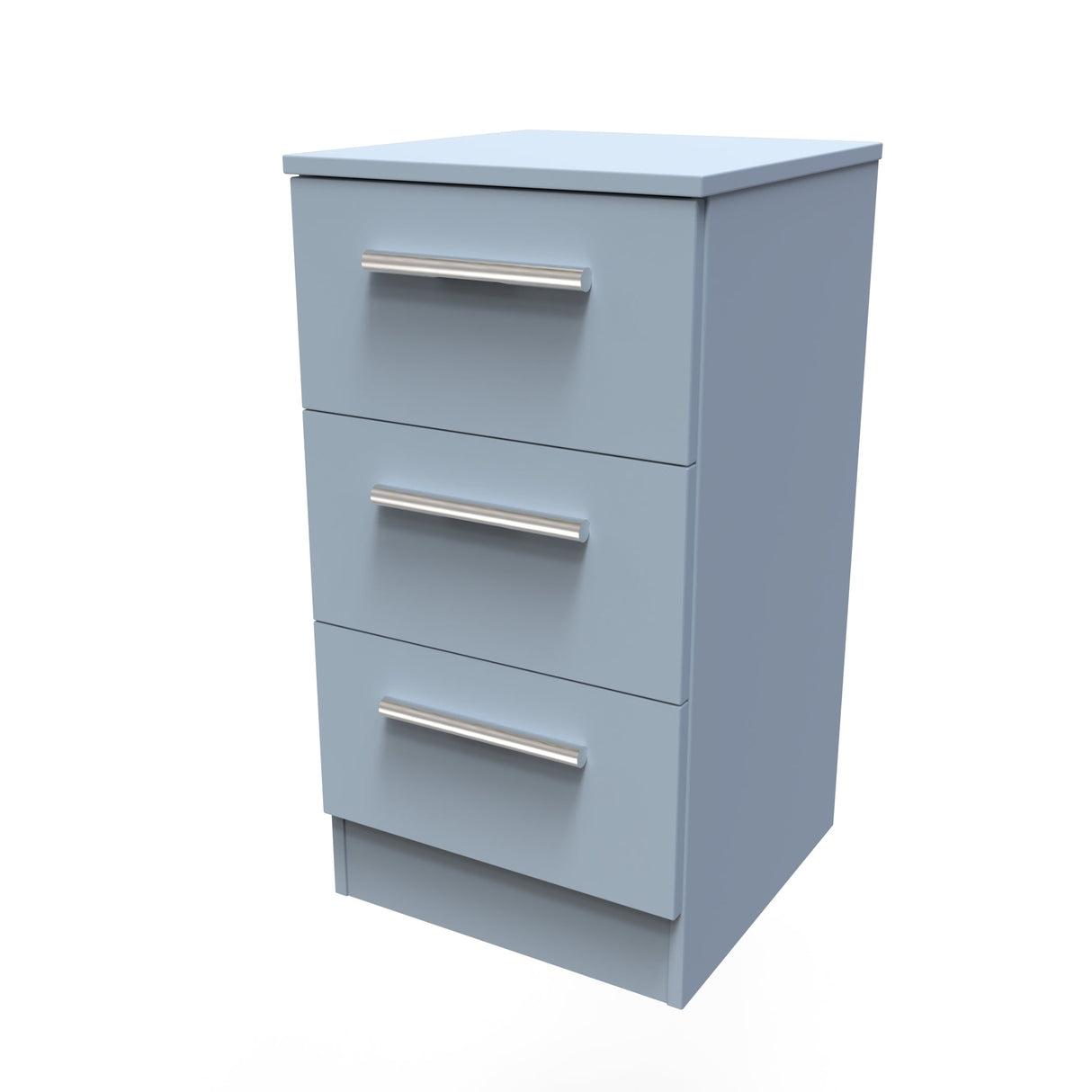 Contrast 3 Drawer Bedside Cabinet - Welcome Furniture