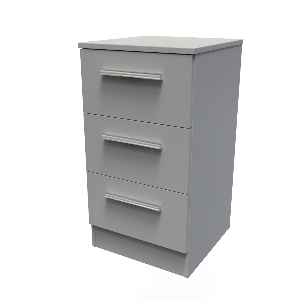 Contrast 3 Drawer Bedside Cabinet - Welcome Furniture