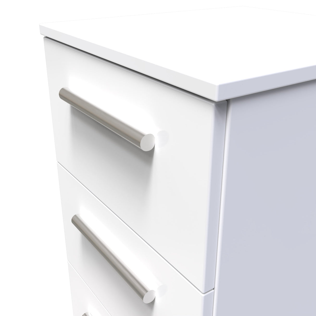 Contrast 3 Drawer Bedside Cabinet - Welcome Furniture
