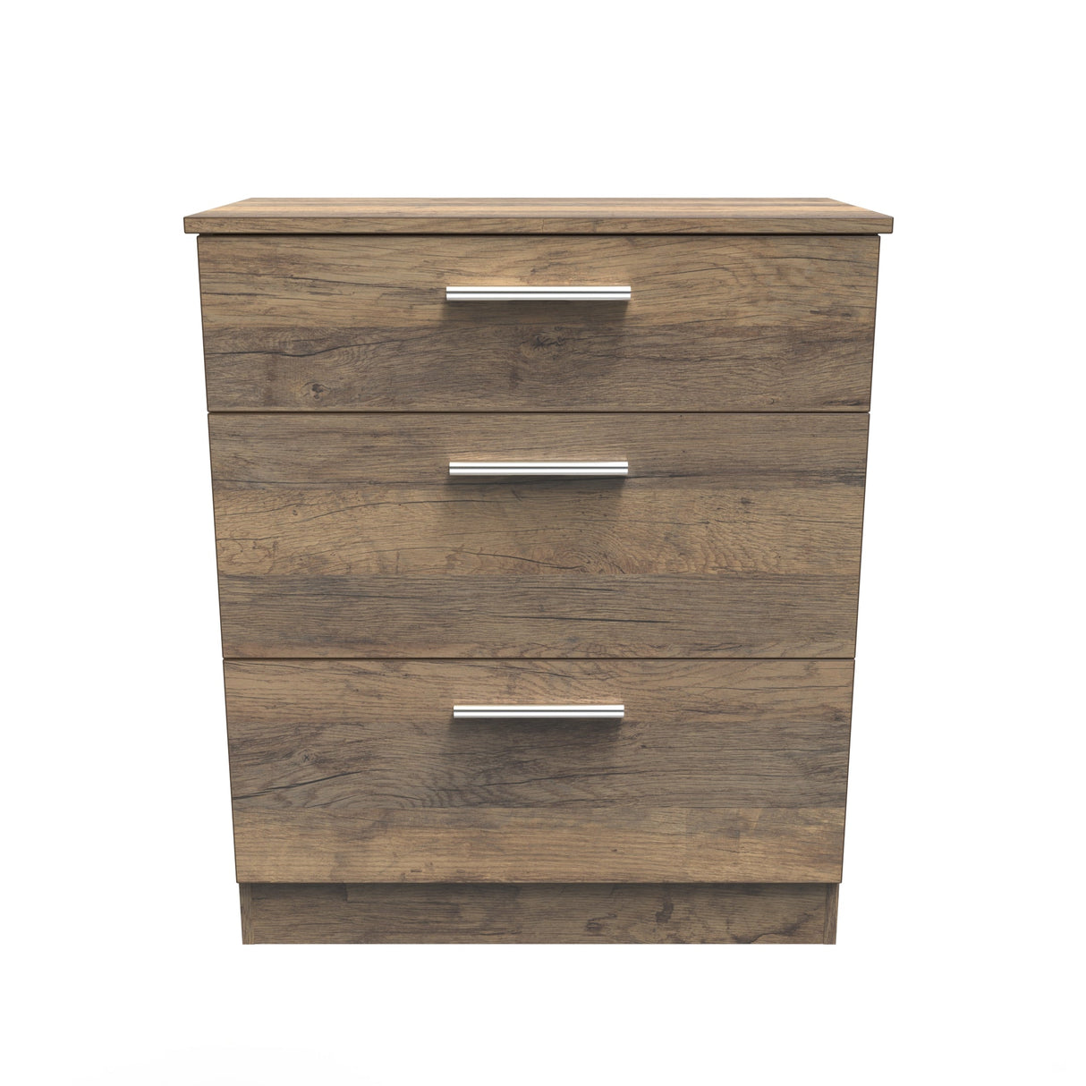 Contrast 3 Drawer Deep Chest - Welcome Furniture