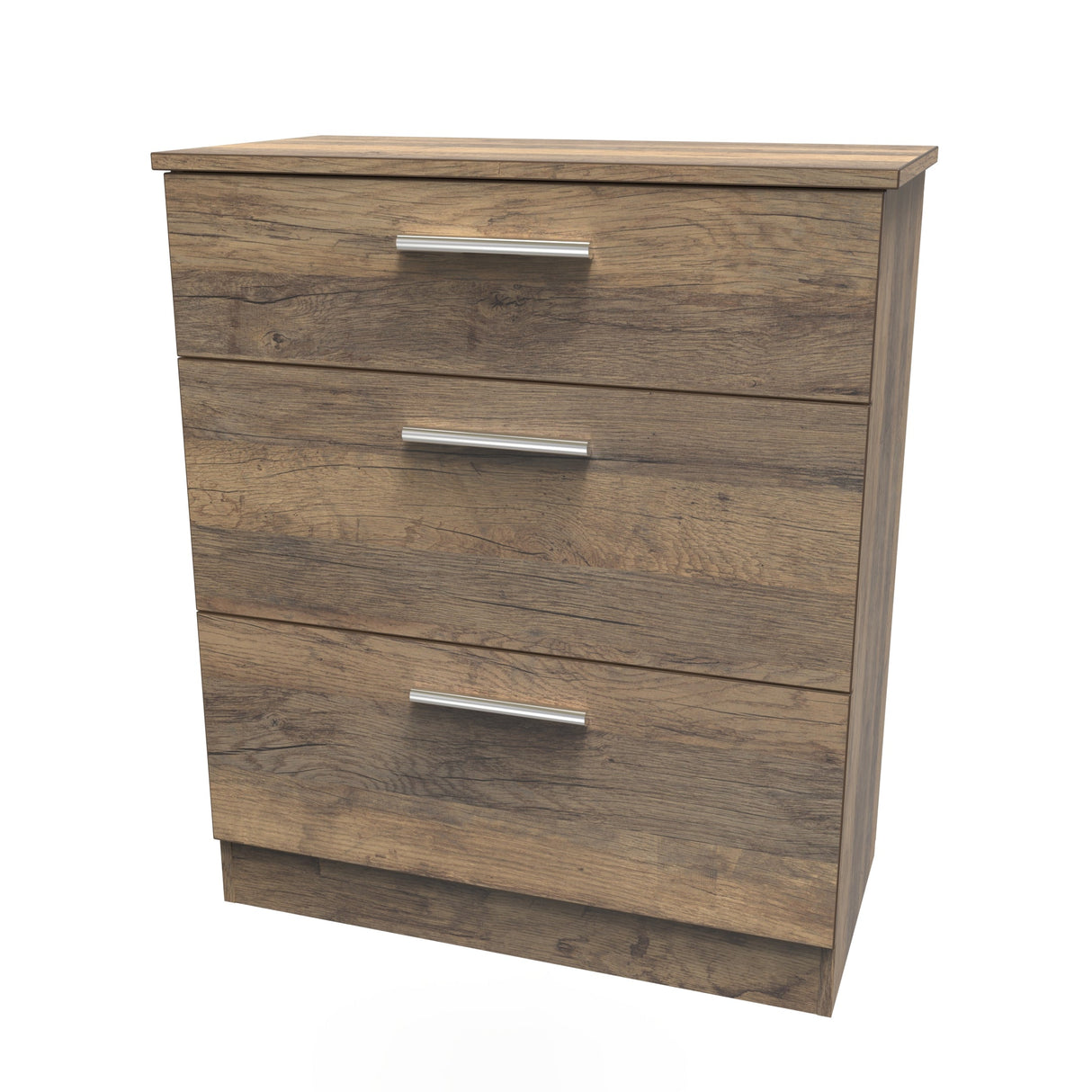 Contrast 3 Drawer Deep Chest - Welcome Furniture