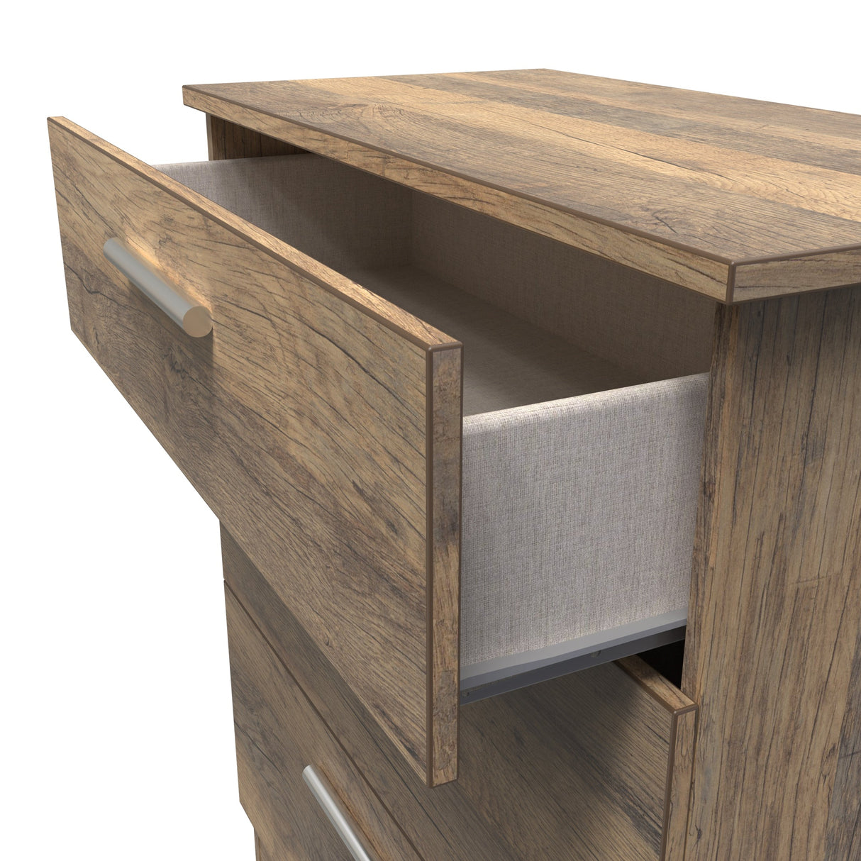 Contrast 3 Drawer Deep Chest - Welcome Furniture