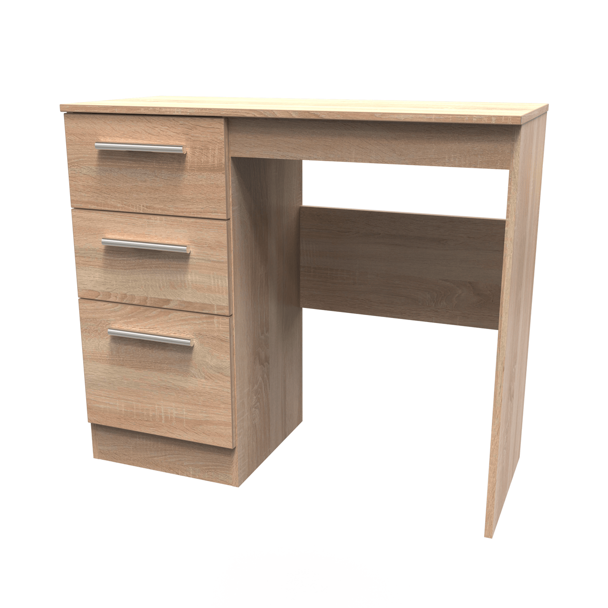 Contrast 3 Drawer Dressing Table - Welcome Furniture