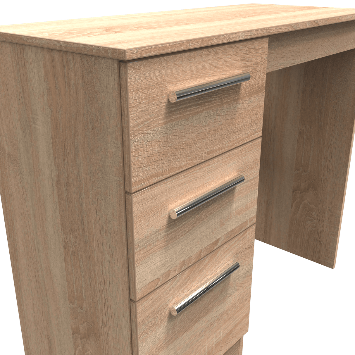 Contrast 3 Drawer Dressing Table - Welcome Furniture