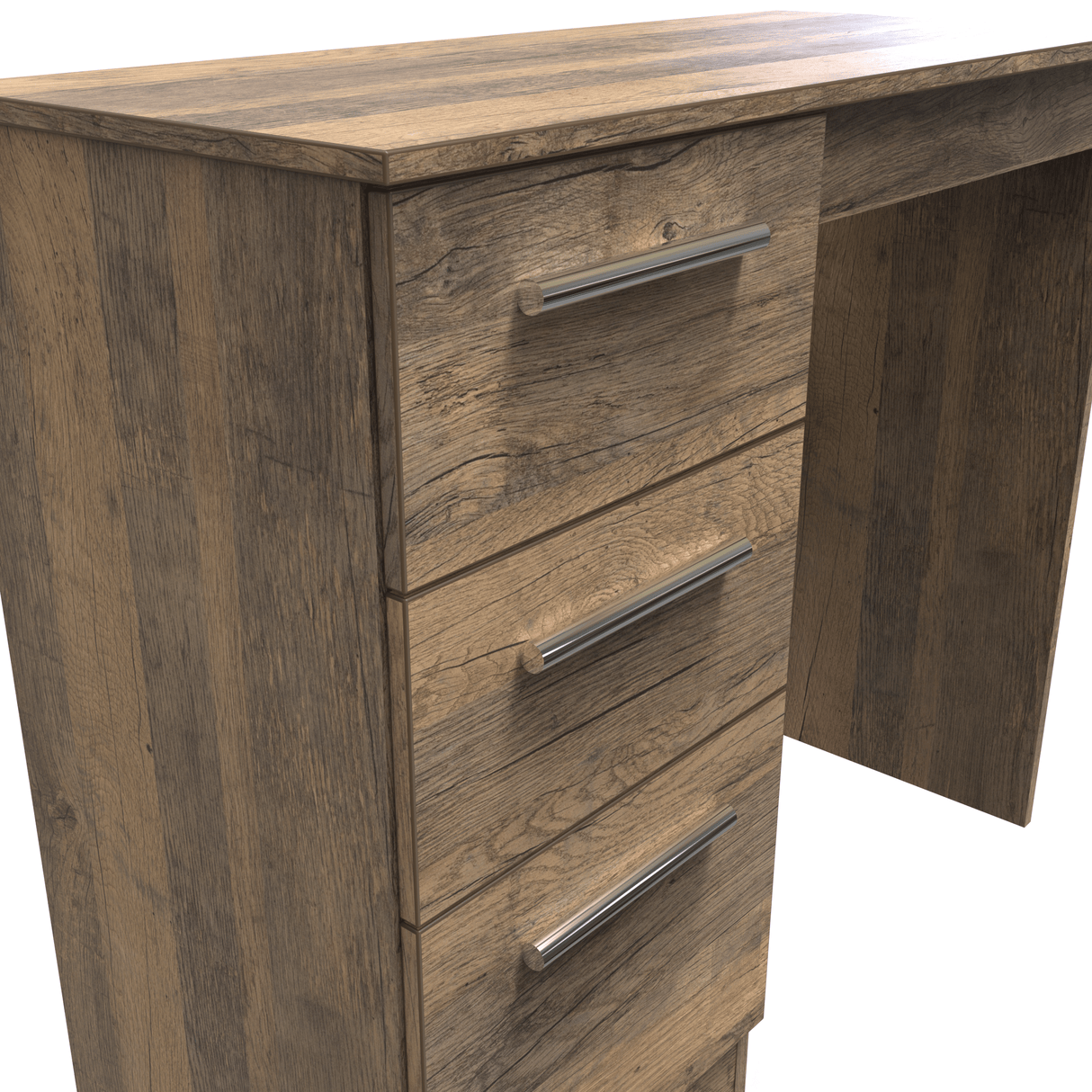 Contrast 3 Drawer Dressing Table - Welcome Furniture