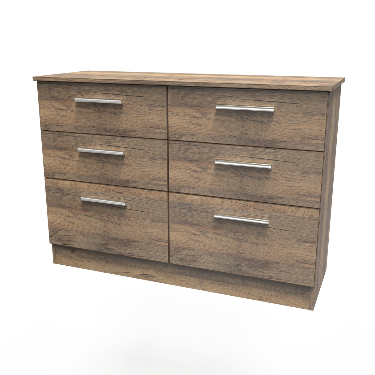 Contrast 6 Drawer Midi Chest - Welcome Furniture