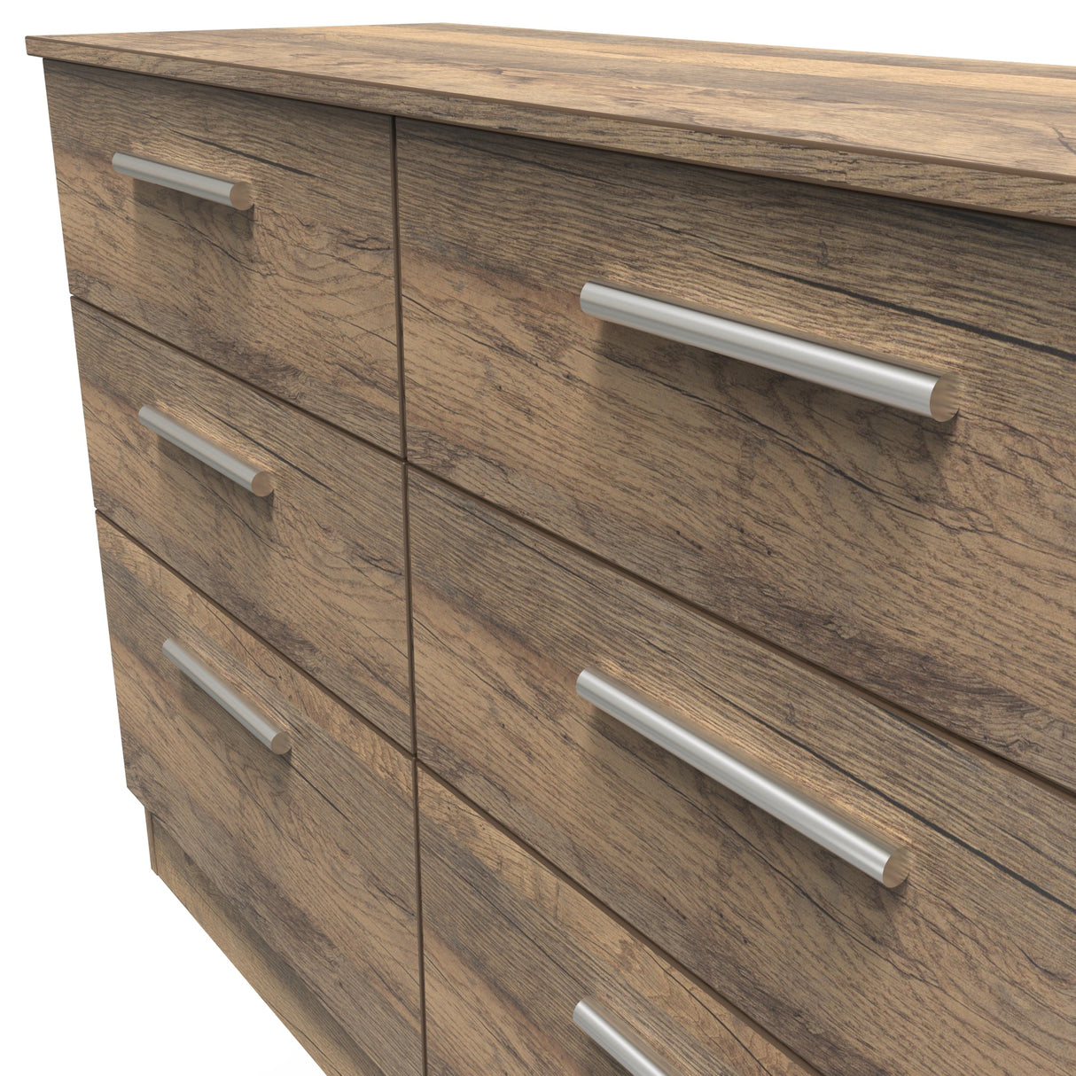 Contrast 6 Drawer Midi Chest - Welcome Furniture