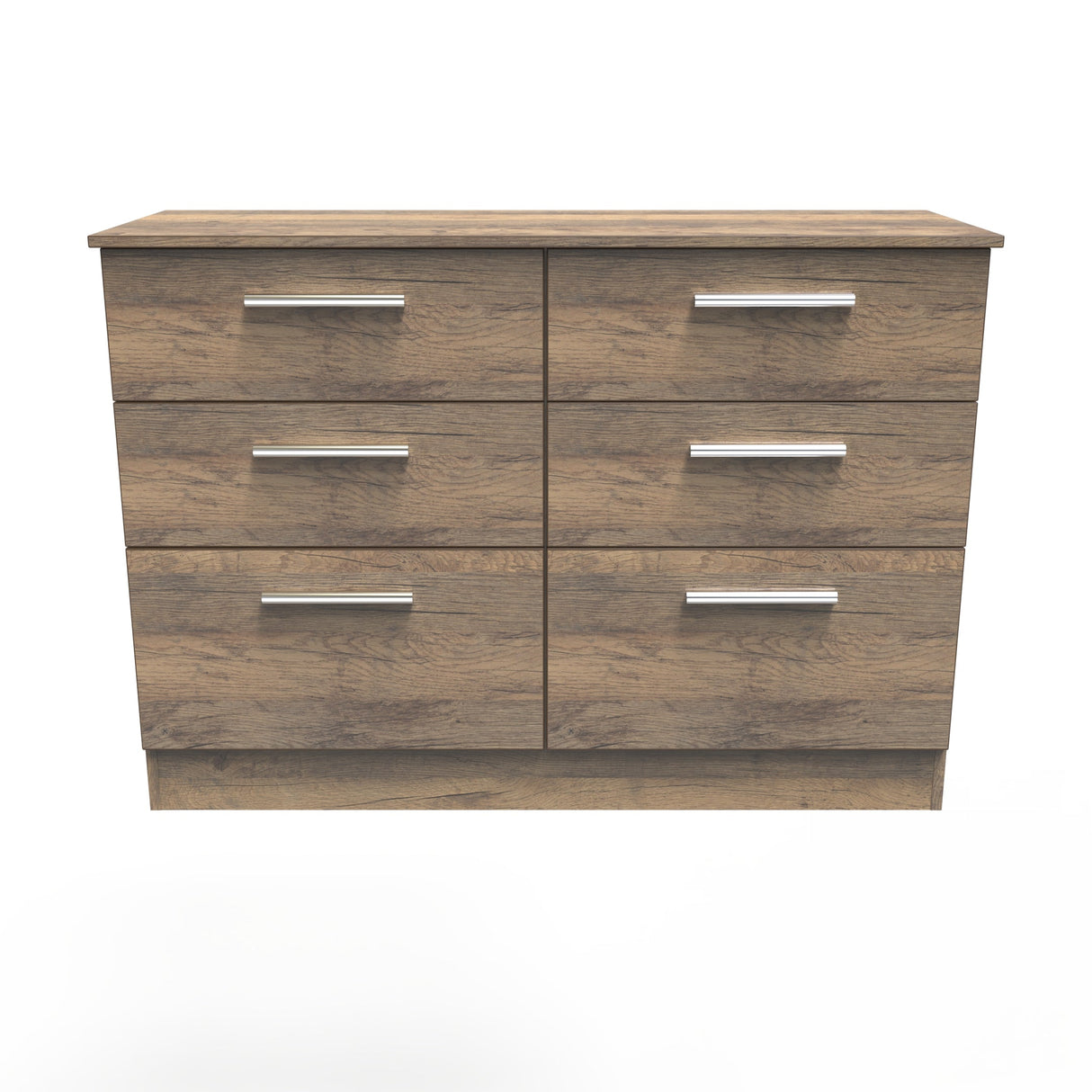 Contrast 6 Drawer Midi Chest - Welcome Furniture