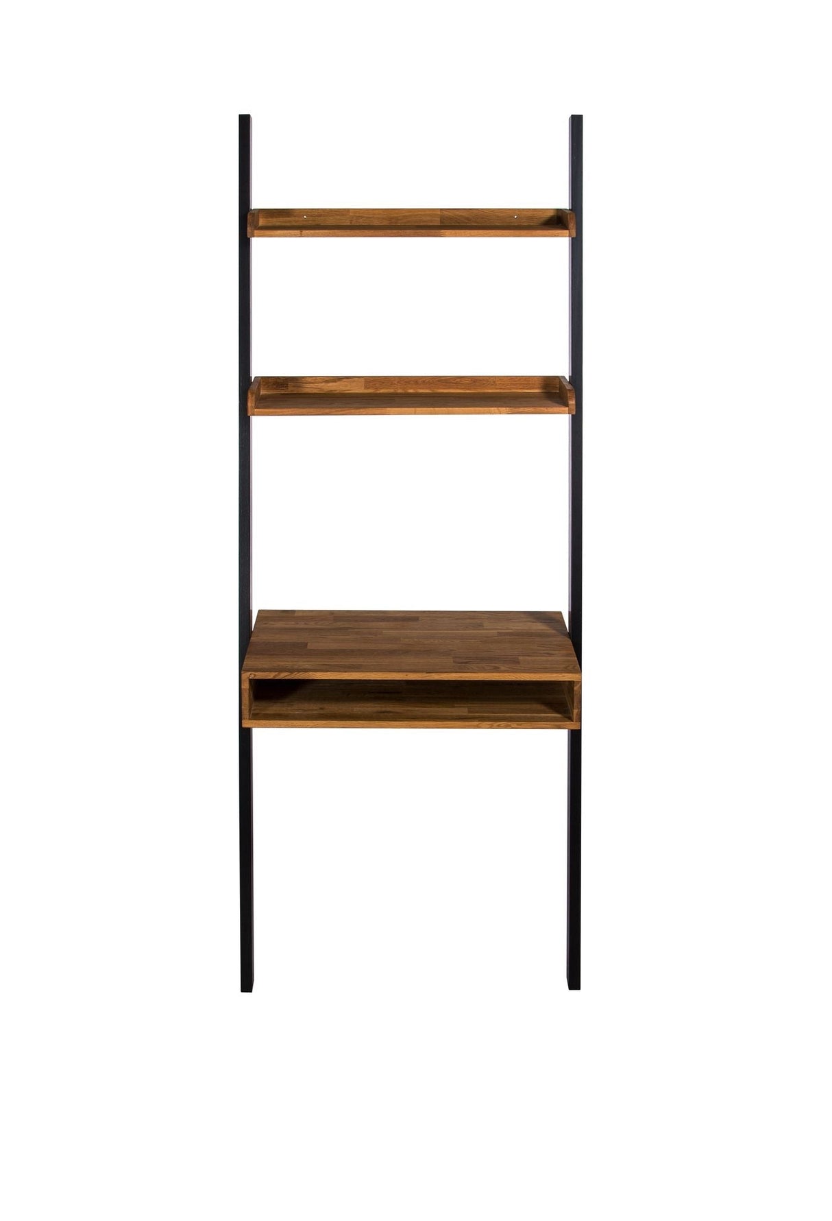 Copenhagen Black and Oiled Wood Ladder Desk - LPD