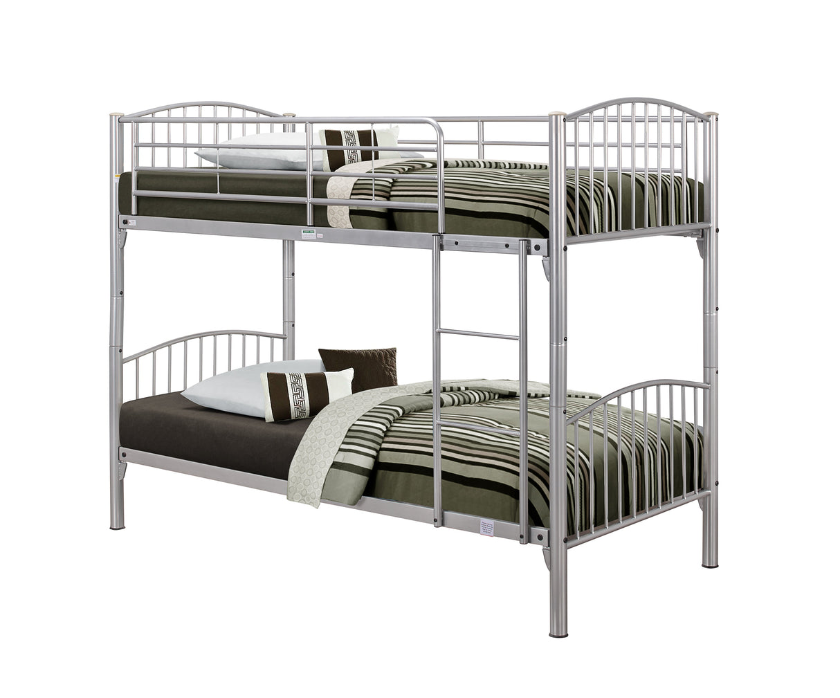 Corfu Metal Single Bunk Bed (3' Single) - Birlea
