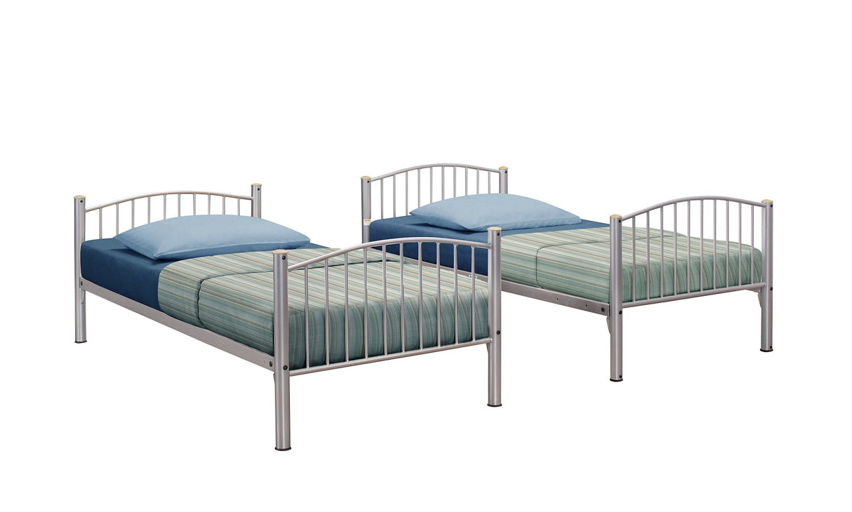 Corfu Metal Single Bunk Bed (3' Single) - Birlea