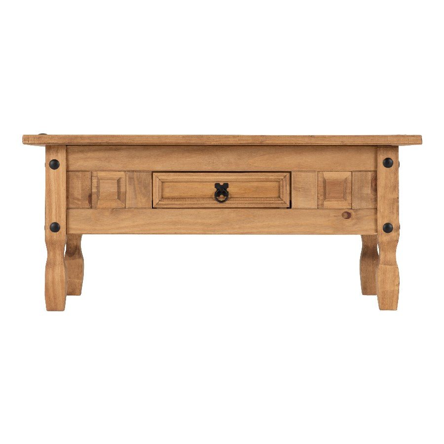 Corona 1 Drawer Coffee Table - Seconique