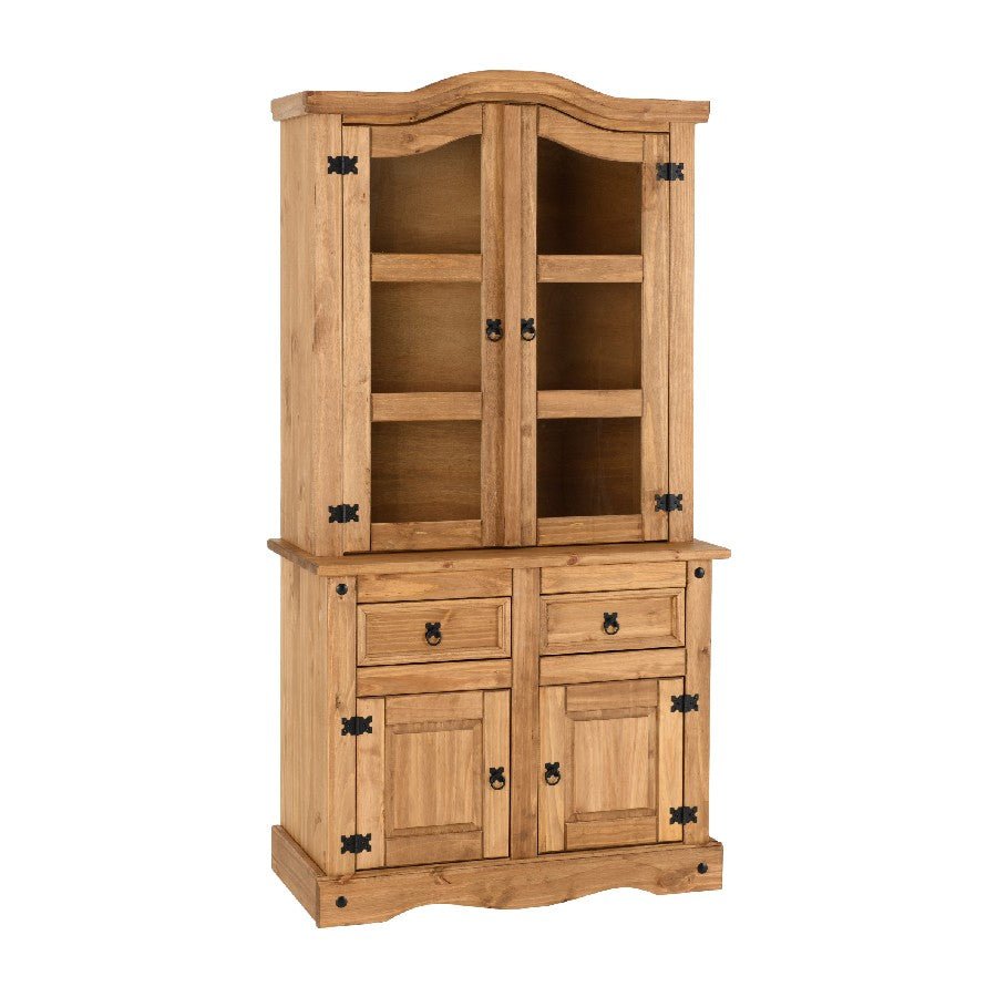 Corona 2 Door 2 Drawer Buffet Hutch - Seconique