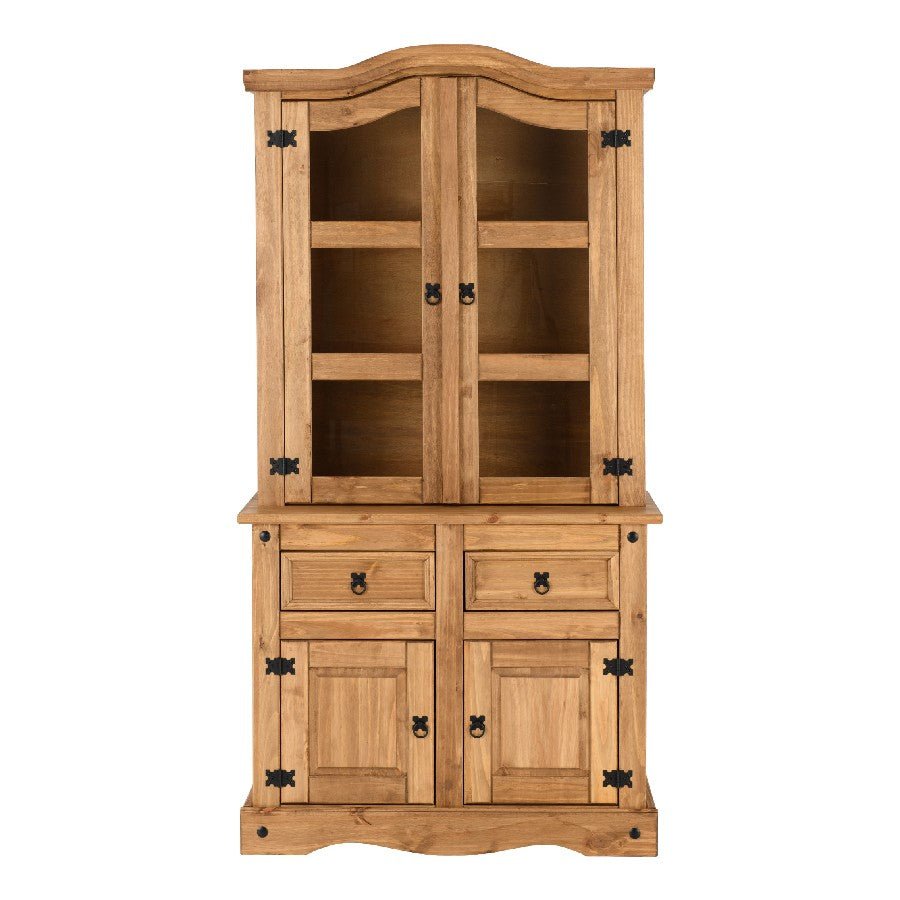 Corona 2 Door 2 Drawer Buffet Hutch - Seconique