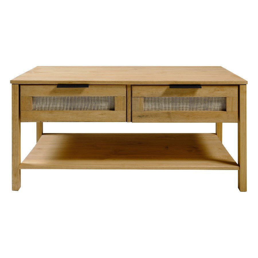 Corona 2 Drawer Coffee Table - Seconique