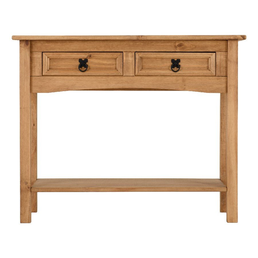 Corona 2 Drawer Console Table - Seconique