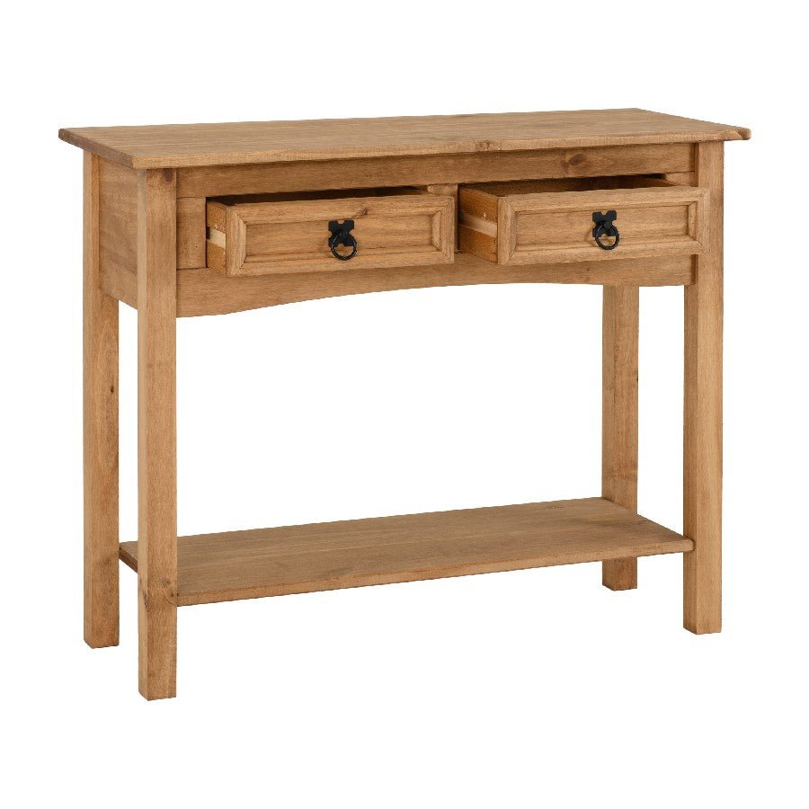 Corona 2 Drawer Console Table - Seconique