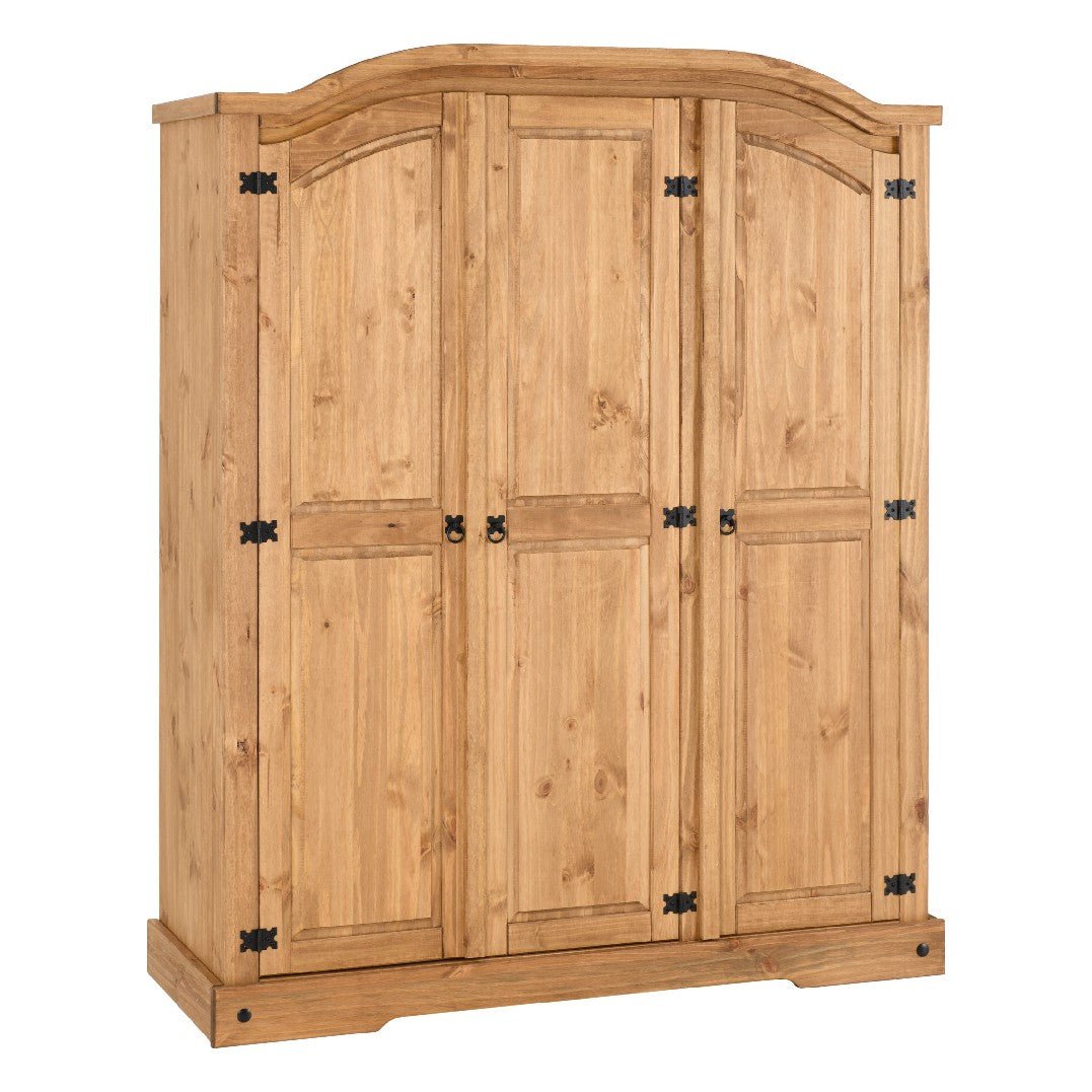 Corona 3 Door Wardrobe - Seconique