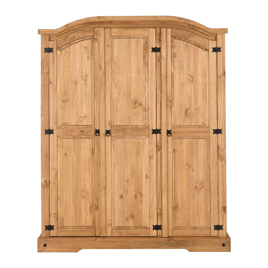 Corona 3 Door Wardrobe - Seconique