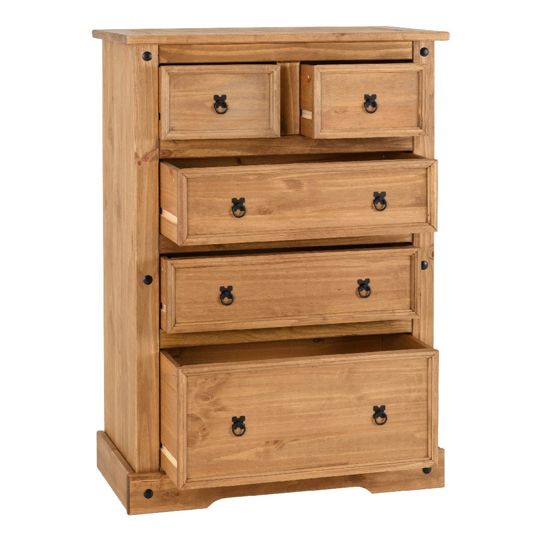 Corona 3+2 Drawer Chest - Seconique
