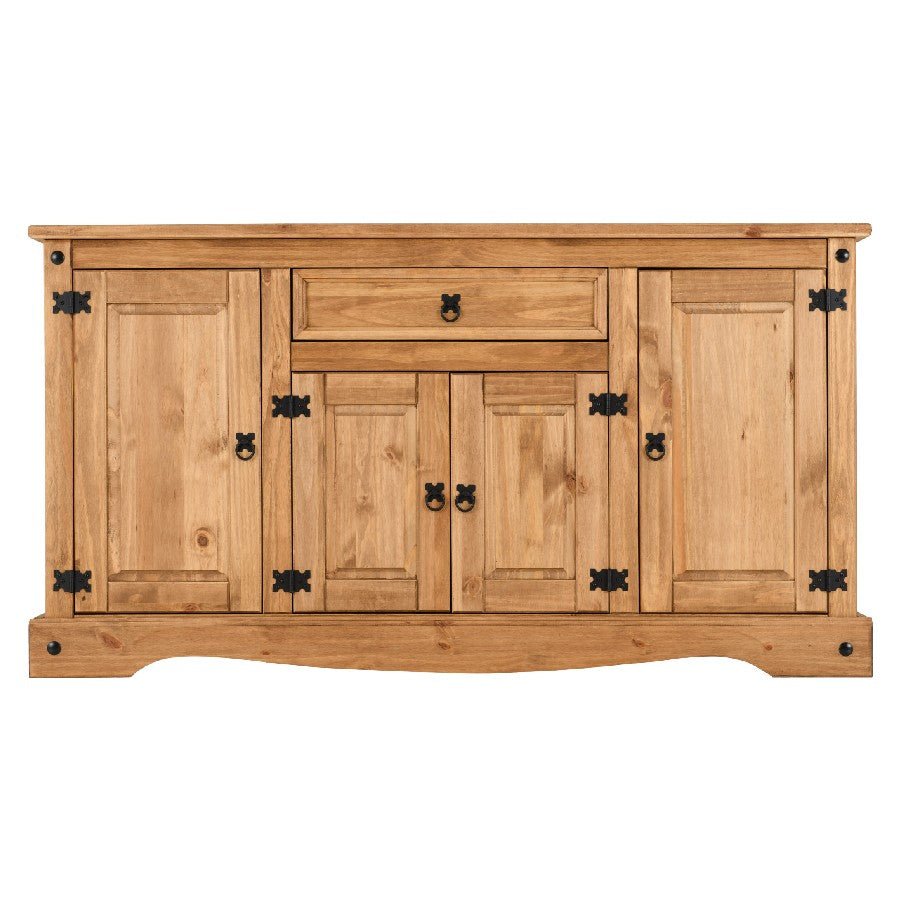 Corona 4 Door 1 Drawer Sideboard - Seconique