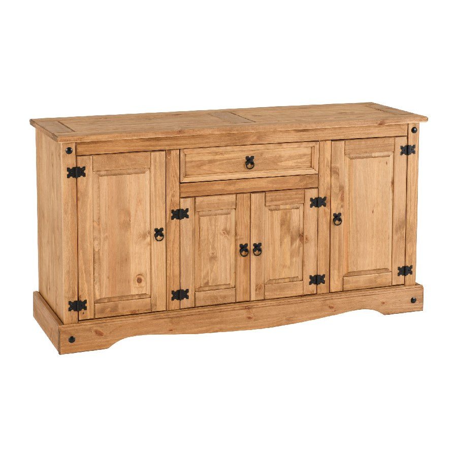 Corona 4 Door 1 Drawer Sideboard - Seconique