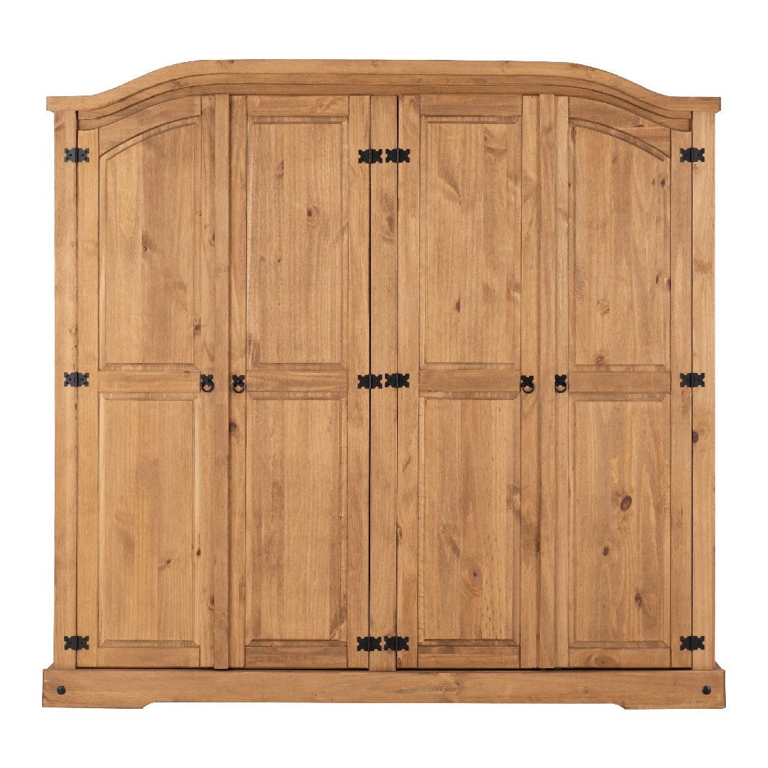 Corona 4 Door Wardrobe - Seconique