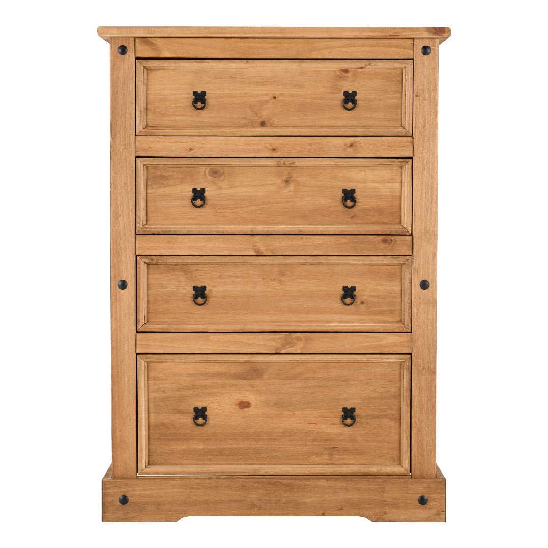 Corona 4 Drawer Chest - Seconique