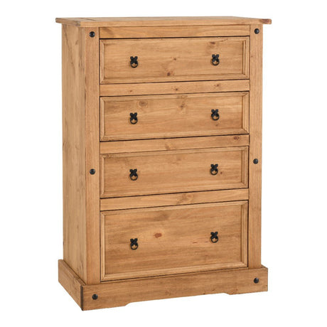 Corona 4 Drawer Chest - Seconique