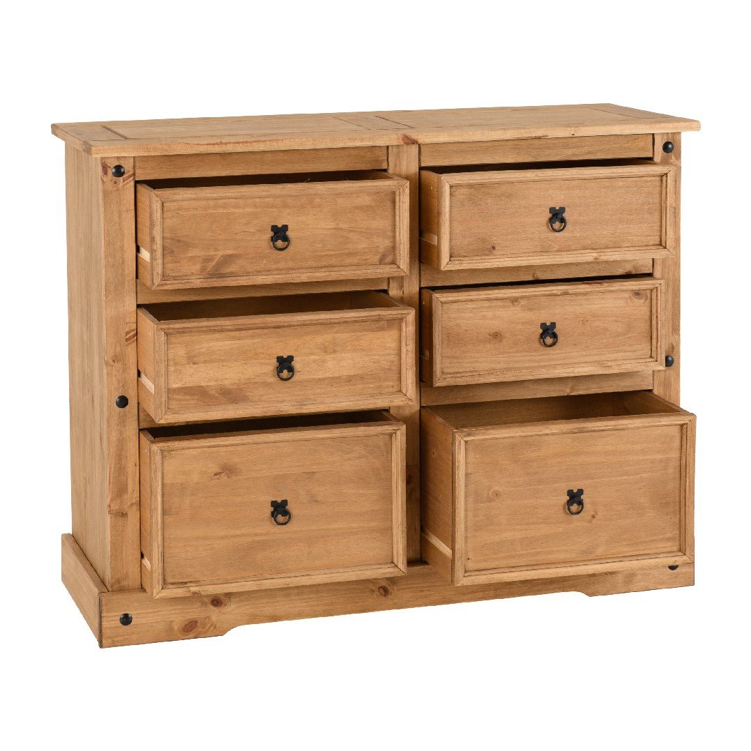 Corona 6 Drawer Chest - Seconique