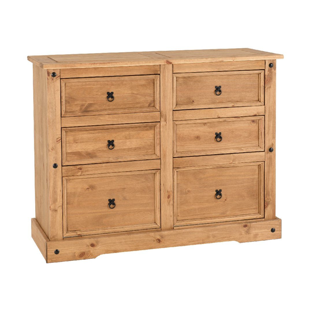Corona 6 Drawer Chest - Seconique