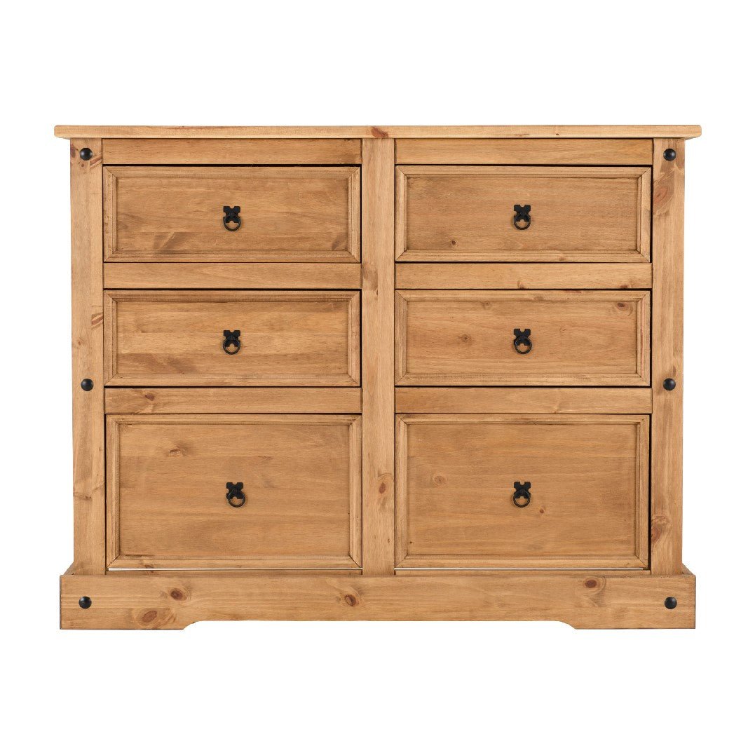 Corona 6 Drawer Chest - Seconique