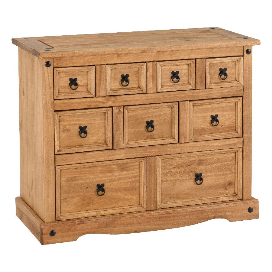 Corona 9 Drawer Merchants Chest - Seconique