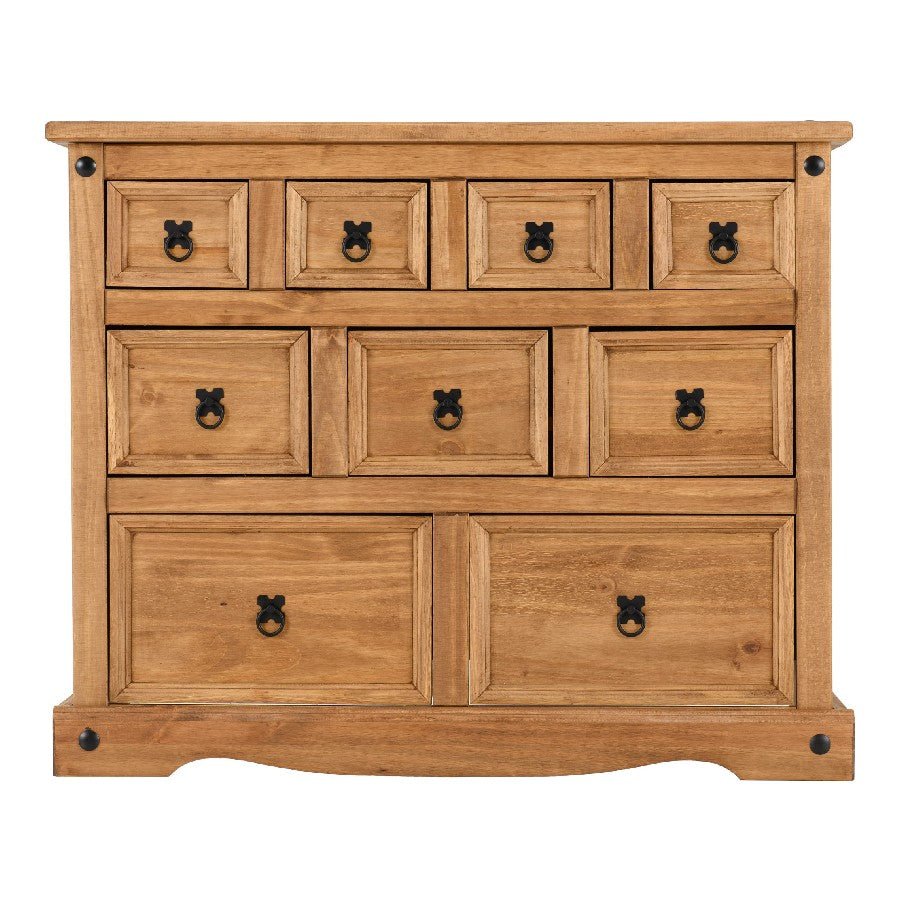 Corona 9 Drawer Merchants Chest - Seconique